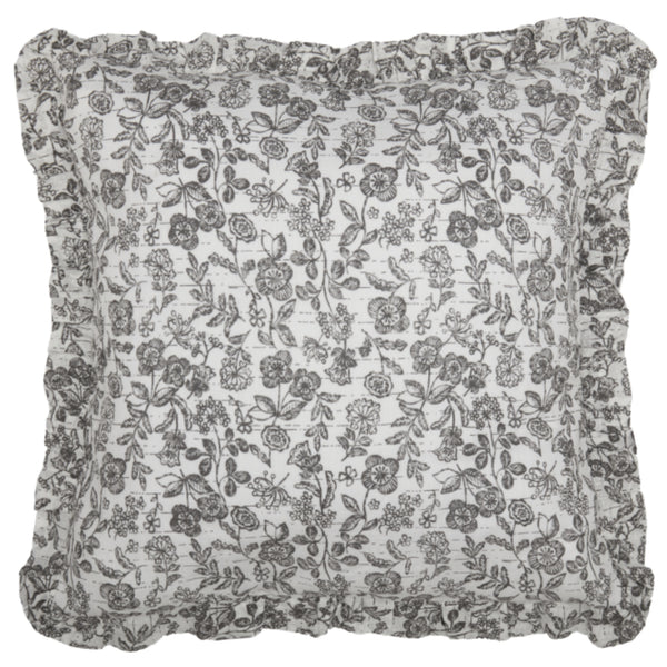 Gray Gables Fabric Euro Sham 26Lx26W