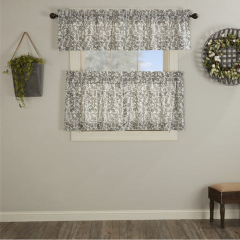 Gray Gables Floral Tier Set of 2 24Lx36W