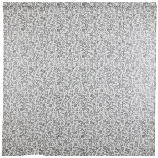 Gray Gables Floral Shower Curtain 72Lx72W