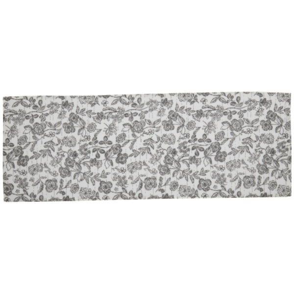 Gray Gables Floral Runner 36Lx13W