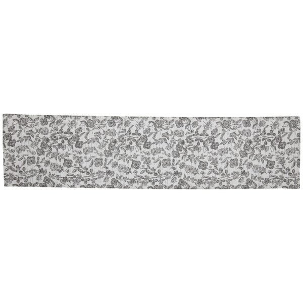 Gray Gables Floral Runner 54Lx13W