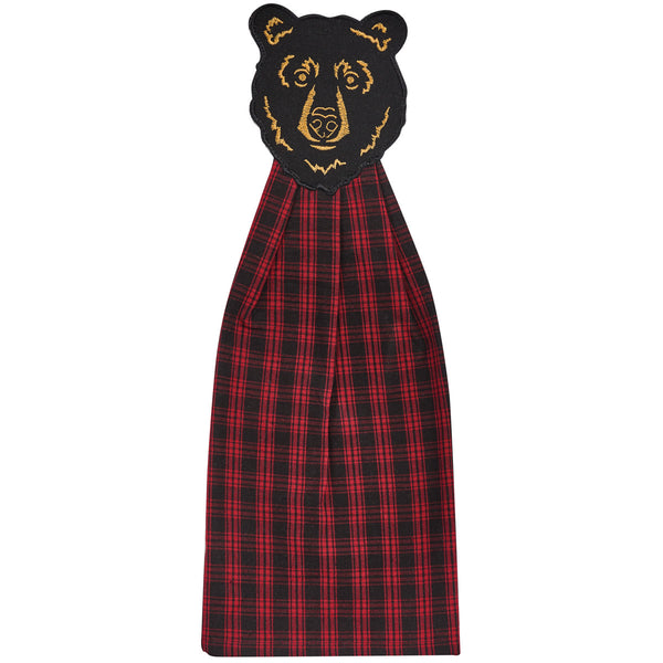 BLACK BEAR RED DAWN BEAR HANDTOWEL
