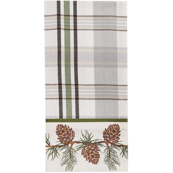 Ponderosa Pine Bordered Dishtowel – Set of 2