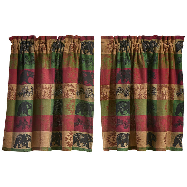 Pinecones And Trees Jacquard Tiers 24" L