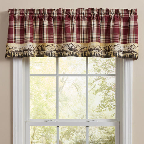 Culpepper Lined Bordered Valance 14" L