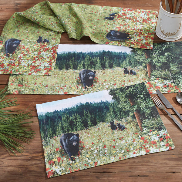 Hello Bear Napkin (Set of 4)