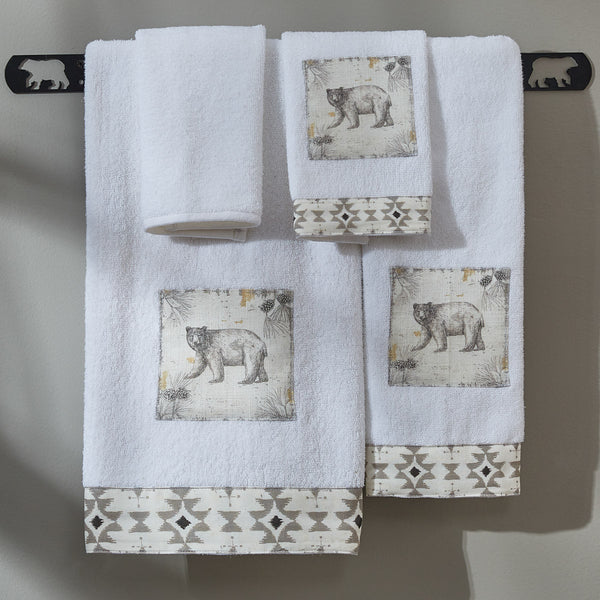 These decorative Wild and Beautiful Terry Hand Towels will look great in your woodland animal theme bathroom. Pairs perfectly with the Wild and Beautiful Washcloths and Wild and Beautiful Bath Towels.