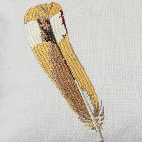 Pheasant Run Embroidered Pillow 12" X 20" - Poly