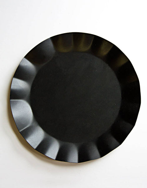 Black Hearth Candle Tin 6" made in the USA. Primitive country farmhouse candle holder perfect for pillars, jars, and seasonal decorating.