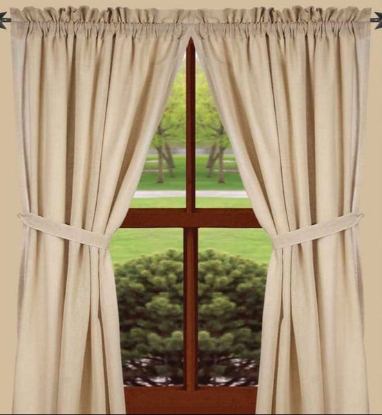 Heirloom Cream Cotton Panels 72x63 Set of 2 – Country Curtains