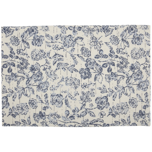Doylestown Floral Placemat Set of 4 18Lx12W