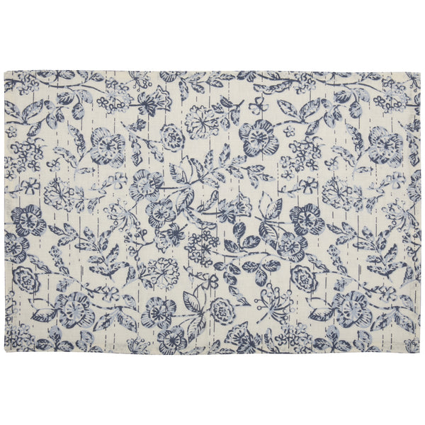 Doylestown Floral Placemat Set of 4 18Lx12W