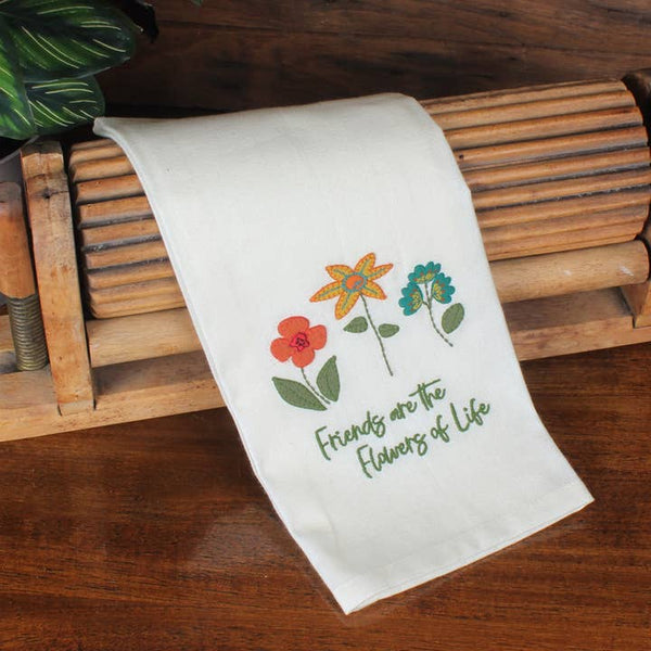 Flowers Friends Towel (set of 2)