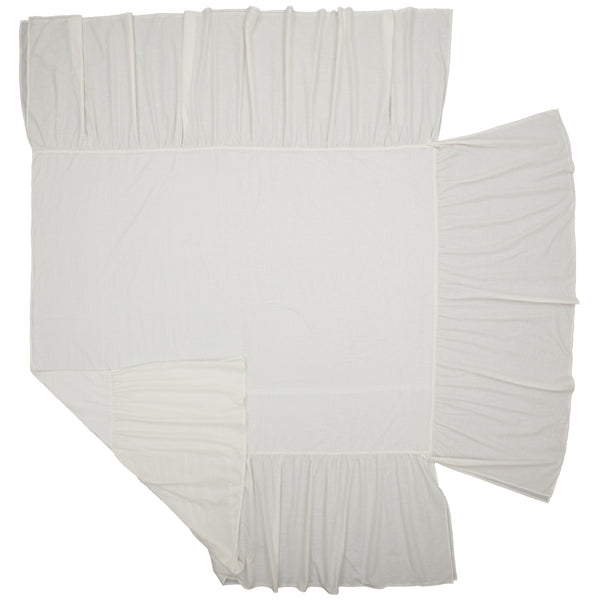 Elizabeth Ruffled Queen Bedspread 80Lx60W+27