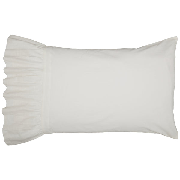 Elizabeth Ruffled Standard Sham Set of 2 27Lx21W+8