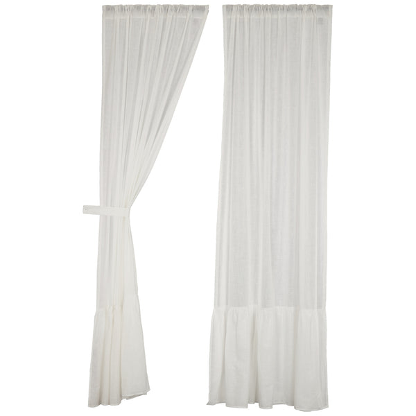 Elizabeth Ruffled Panel Set of 2 96Lx50W