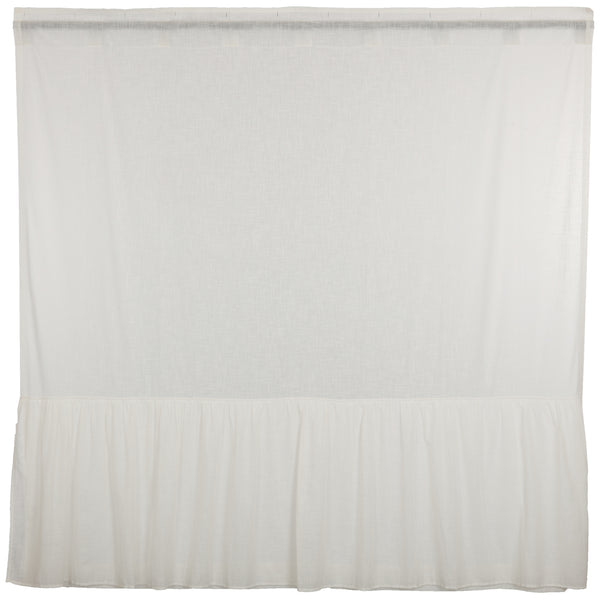 Elizabeth Ruffled Shower Curtain 72Lx72W