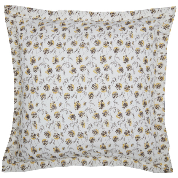 Morning Meadow Floral Fabric Euro Sham 26Lx26W