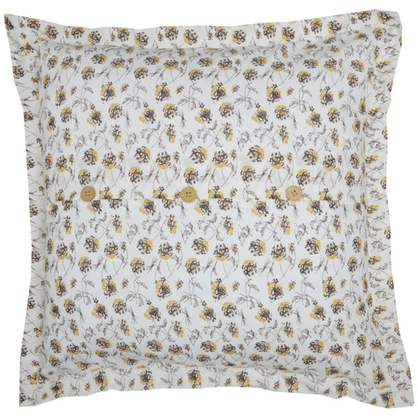 Morning Meadow Floral Fabric Euro Sham 26Lx26W