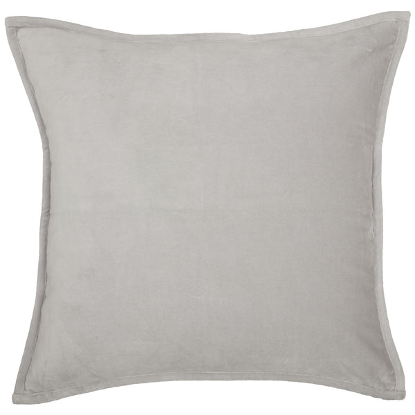 Morning Meadow Gray Velvet Pillow Cover 20Lx20W