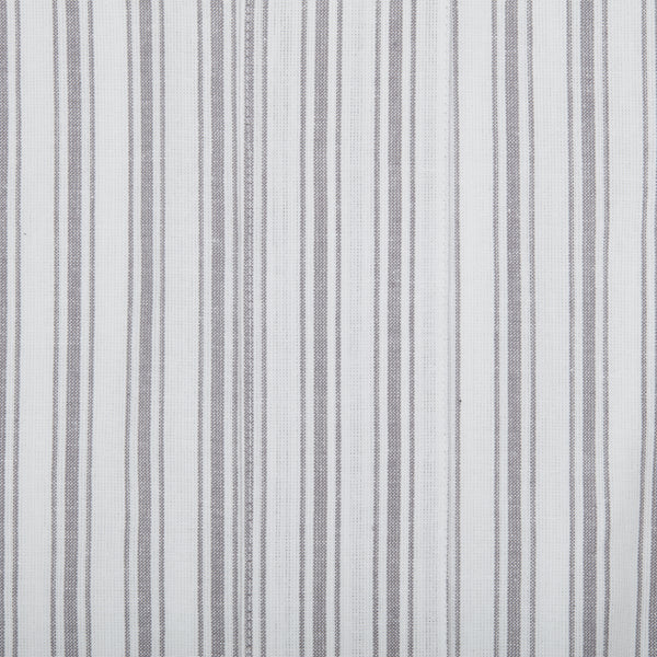 Timeless Ticking Gray Roman Valance 24Lx40W