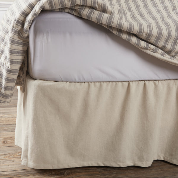 Market Place Natural King Bed Skirt 80Lx78Wx16