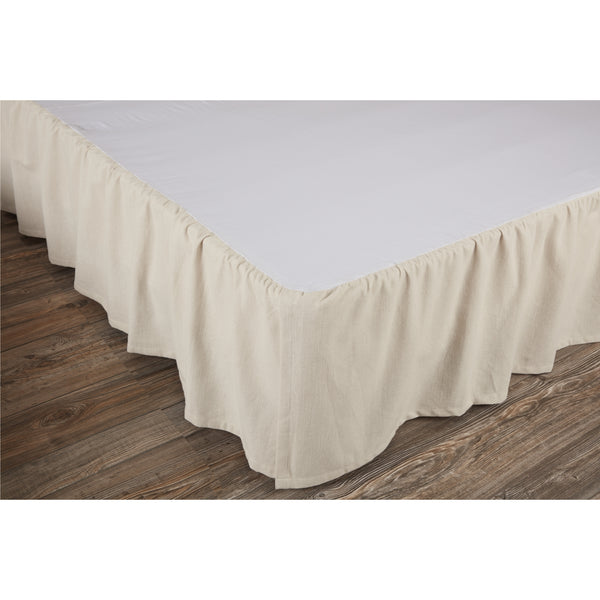 Market Place Natural King Bed Skirt 80Lx78Wx16