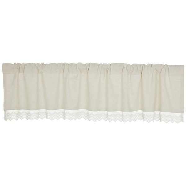 Flax and Lace Valance 16Lx72W