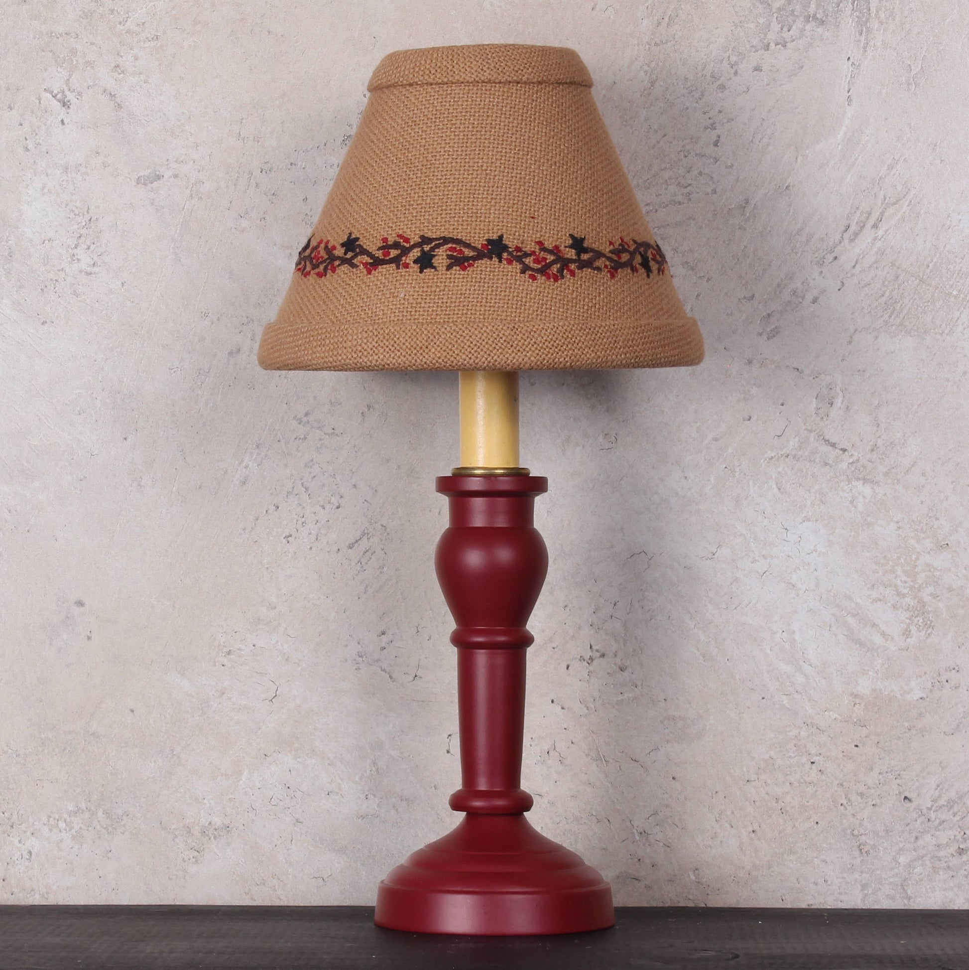 Shaded Primitives Star Vine 6″ Lampshade | Primitive Country Lighting - Allyson’s Place ...