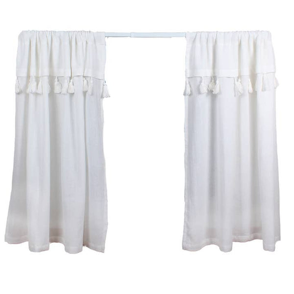Heirloom Buttermilk Café Curtain Tiers 72x36 – Farmhouse & Country Style Window Curtains
