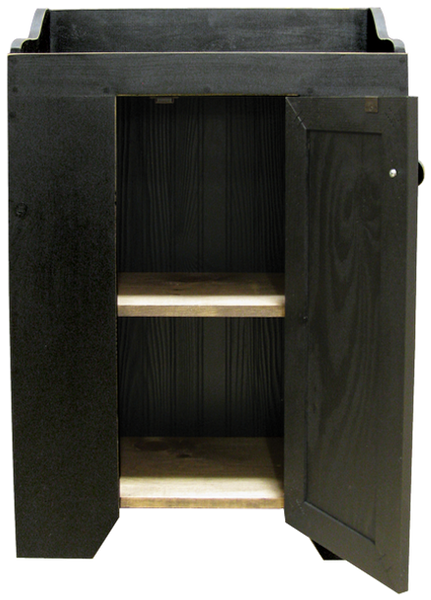 Dry Sink Cabinet – 2' Wide Primitive Farmhouse Storage
