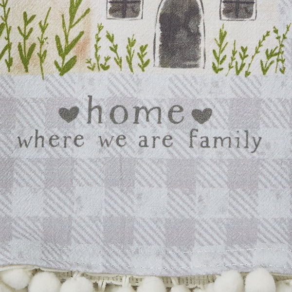 Home Flour Sack Printed Dishtowel - Set of 2