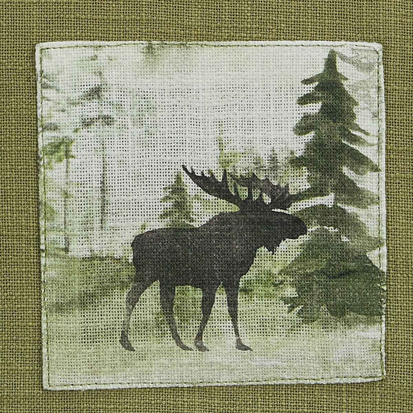 Watercolor Moose Dishtowel  (Set of 2)