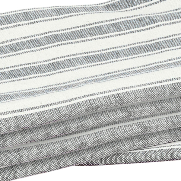 Market Place Gray Ticking Stripe Fabric 3yds #1 110 Width