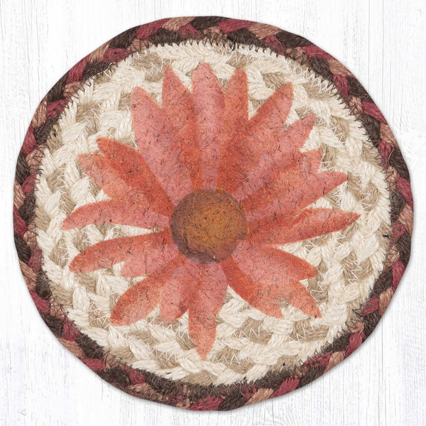 LC-12 Garden Joy Round Large Coaster 7"x7"