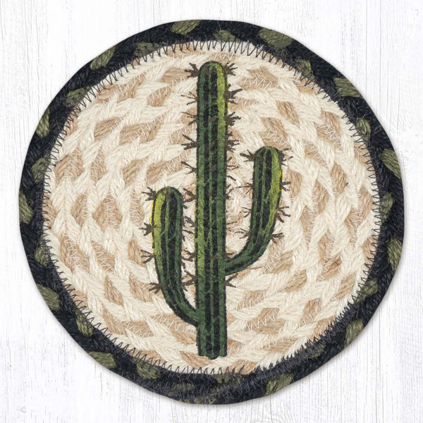 LC-116 Saguaro Round Large Coaster 7"x7"