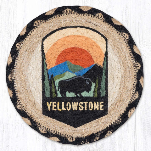 LC-430 Yellowstone National Park Round Large Coaster 7"x7"