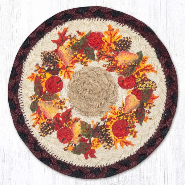 LC-431 Autumn Round Large Coaster 7"x7"