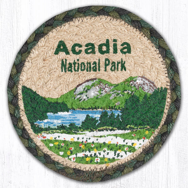 LC-610 Acadia Bubbles Round Large Coaster 7"x7"