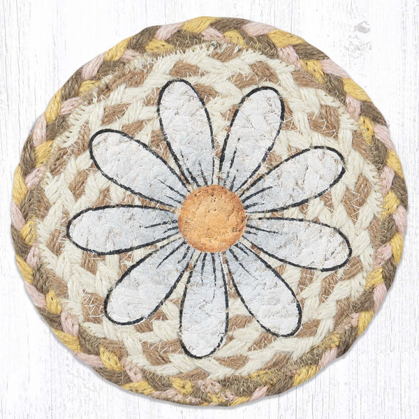 LC-653 Daisy Round Large Coaster 7"x7"