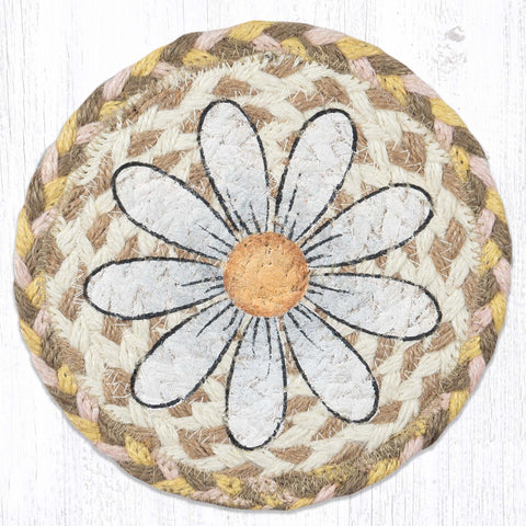 LC-653 Daisy Round Large Coaster 7"x7"