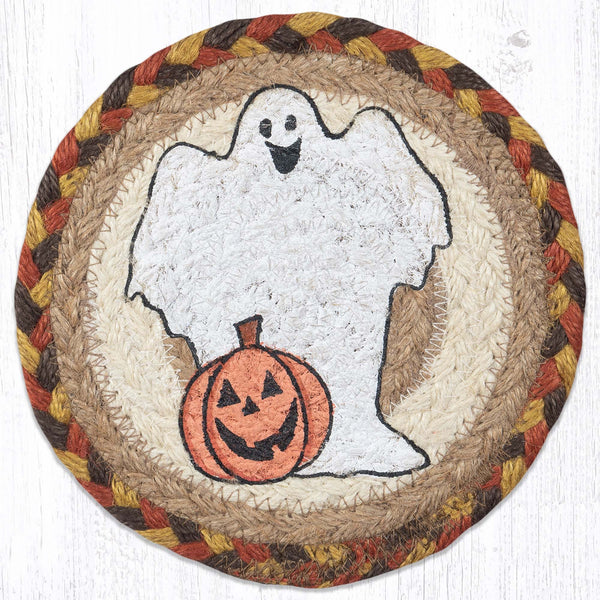 LC-655 Ghost Round Large Coaster 7"x7"