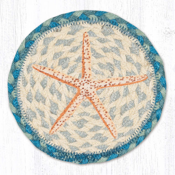 LC-866 Pencil Starfish Round Large Coaster 7"x7"