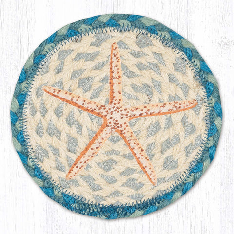 LC-866 Pencil Starfish Round Large Coaster 7"x7"
