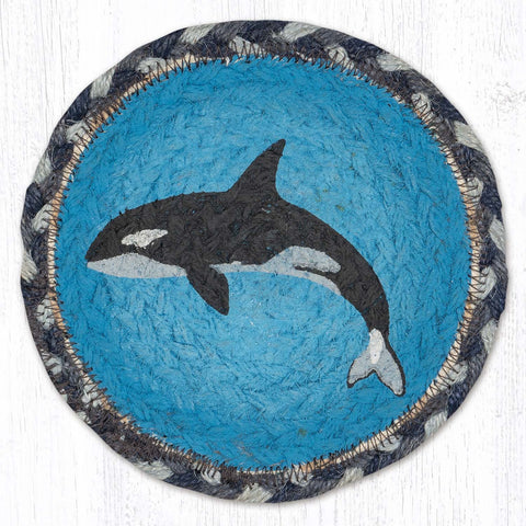 LC-869 Orca Round Large Coaster 7"x7"