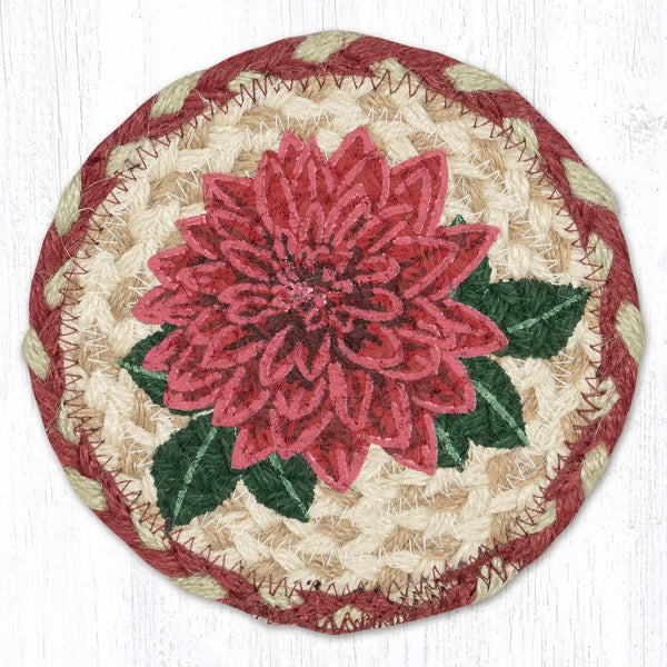 LC-874 Dahlia Round Large Coaster 7"x7"