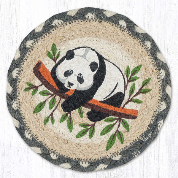 LC-890 Giant Panda Round Large Coaster 7"x7"