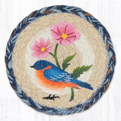 LC-9-119 Bluebird Round Large Coaster 7"x7"