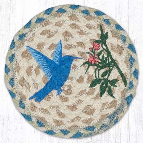 LC-918 Hummingbird Round Large Coaster 7"x7"