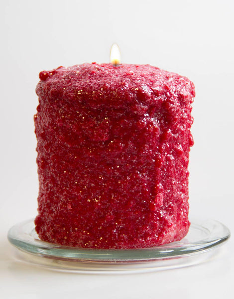 Cranberry Stardust Hearth Candle